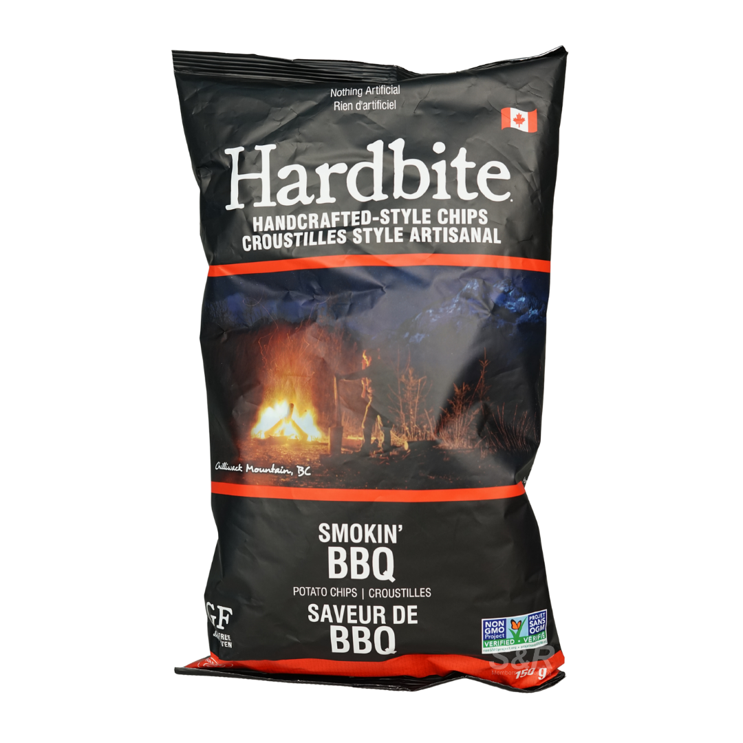 Hardbite Smokin' BBQ Potato Chips 150g